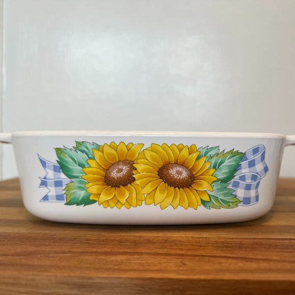 Corningware Other - Vintage Corning Ware 1Liter Sunsations Sunflower 1996-97 Casserole Dish A-1-B